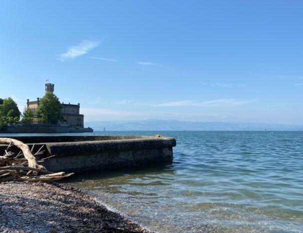 Blick zum Schloss